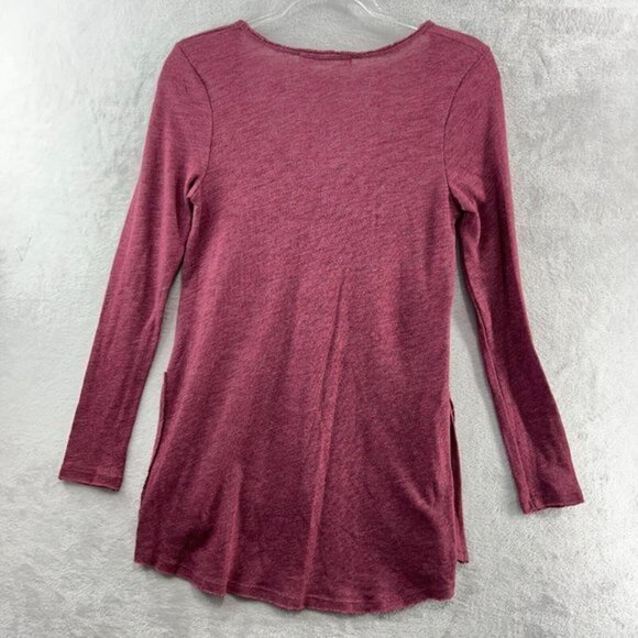 Project Social T Womens Small Geo Red Long Sleeve Lightweight Knit‎ NWT - Picture 7 of 12